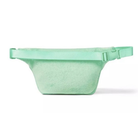 Stoney Clover Lane Terry Cloth Fanny Pack Light Green - Picture 3 of 4